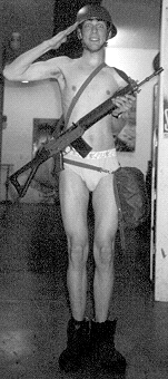 ernie in the army, stef camping